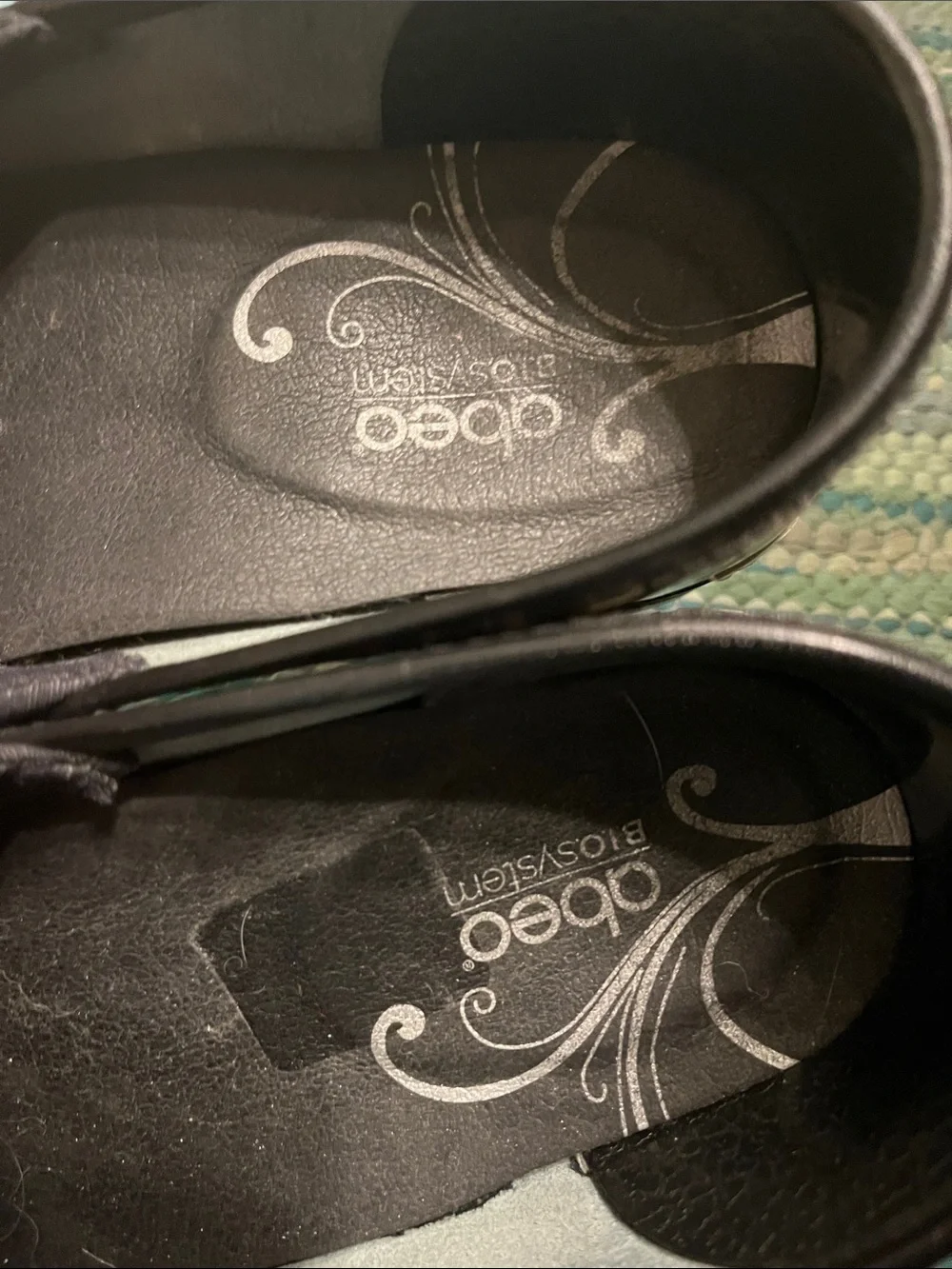 Abeo Black Sugar Skull Floral Kids Clogs